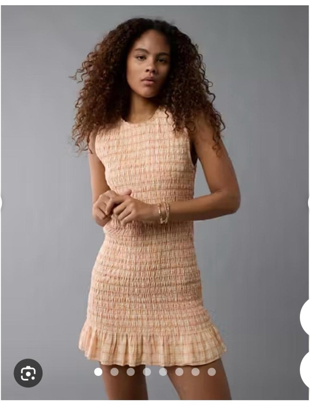 AE Smocked bodycon Mini Dress